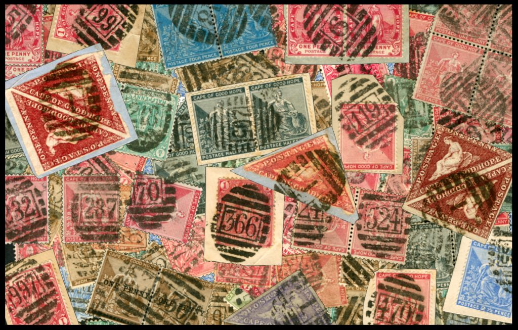 Cape of Good Hope BONCS - Barred Oval Numeral Cancellers.
