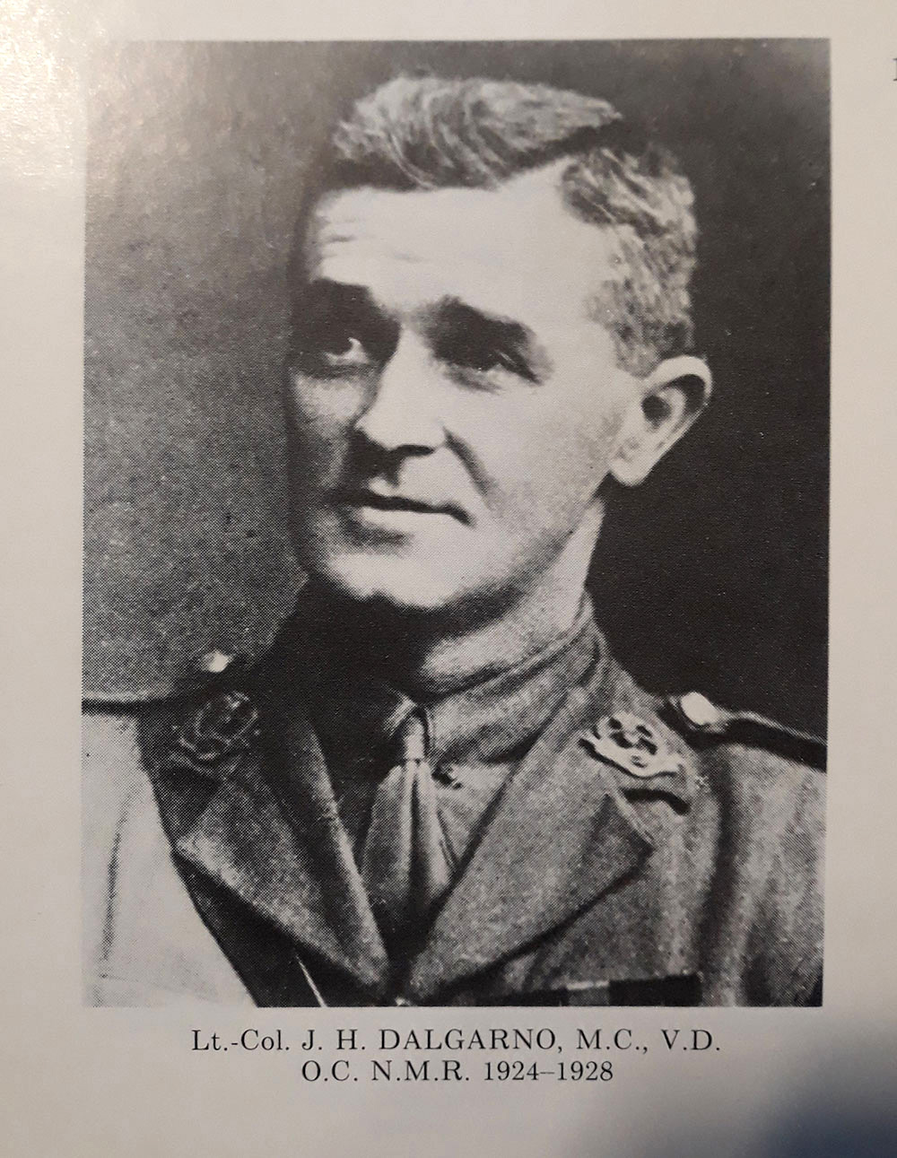 Lt Col J H Delgarno OC NMR