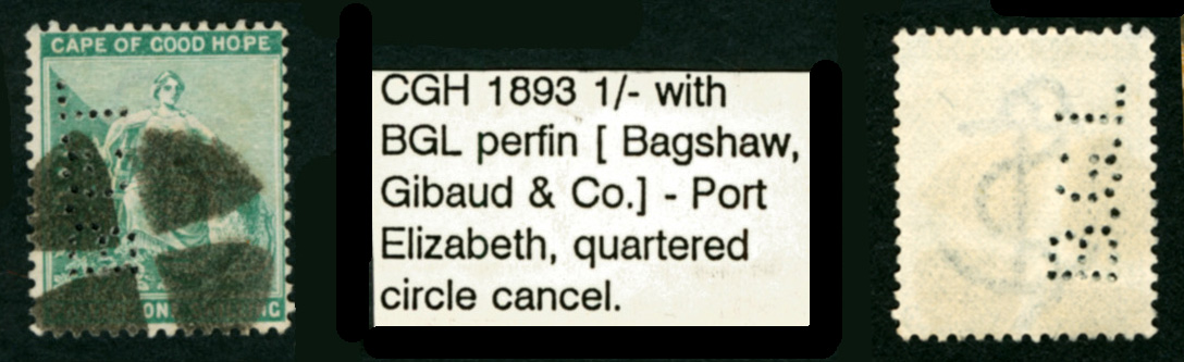 BGL Perfin PE Cork Canceller