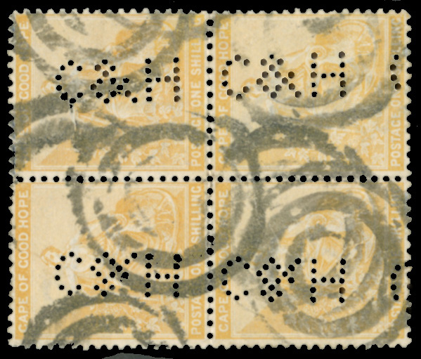 Cork Canceller with C&H Perfin