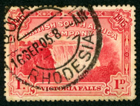 1905 BSAC 1d red Victoria Fallsl