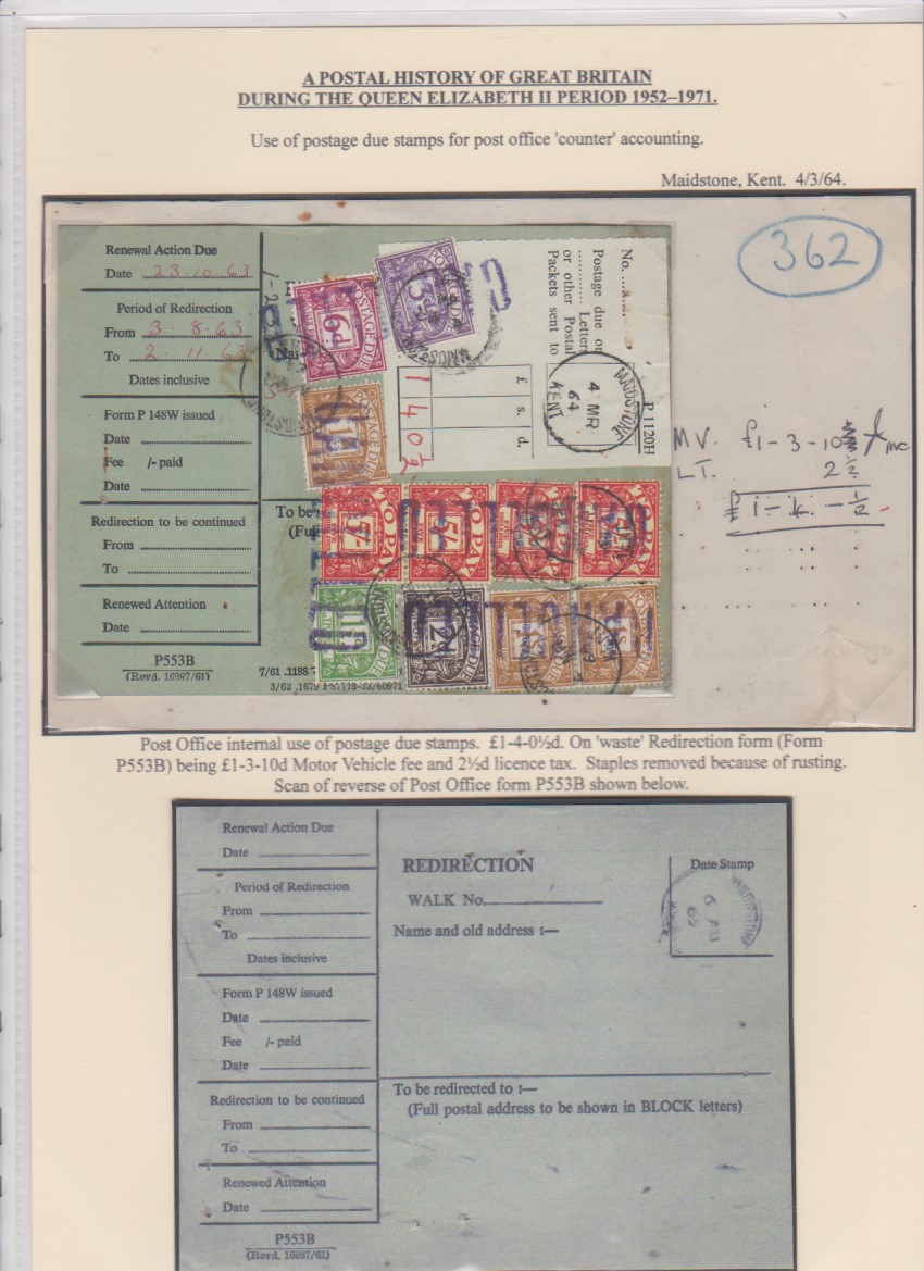 British Post Office – Internal use of Postage Due stamps. – Forum ...